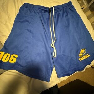 Blue Athletic Men's Shorts
